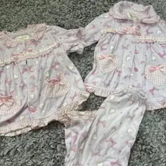 天使のしっぽ 110サイズ ピンクパジャマ