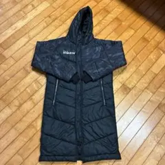 ATHLETA ベンチコート ブラックカモフラージュ 160