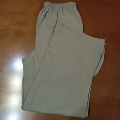 ワイドパンツ・イージーパンツ　ダークグリーン