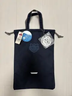 新品 TOPVALU キッズ シューズケース ネイビー