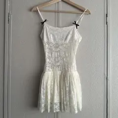 FOREVER 21 アイボリー レース ワンピース S