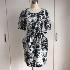 ノジェス NOJESS コットンリネンワンピース サイズ38 中古 ベルト付き