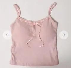 PHILLY レースデザインカップインキャミソール　ピンク