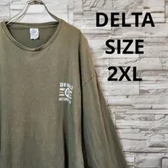 DELTA USA規格 デナリ国立公園 オリーブグリーン 長袖 カットソーのサムネイル