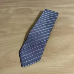 Paul Smith ポールスミス シルバーグレー レジメンタル ネクタイ 美品
