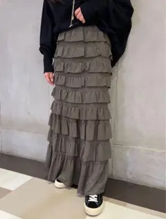 Spick and Span ティアードフリルスカートのサムネイル