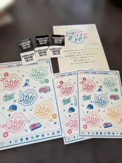 【非売品】スローでイージーなルーティーンで。当選品 クリアファイル＆ステッカー