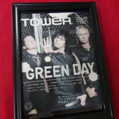 【B5額縁】GREEN DAY　グリーンデイ　ポスター風 額装　タワレコのサムネイル