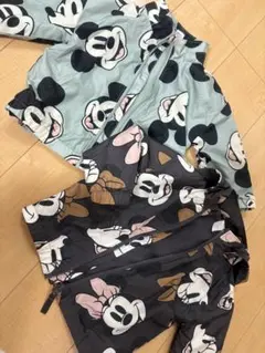 H&M ミッキー　ミニー　アウター 姉弟　ペア　ディズニー