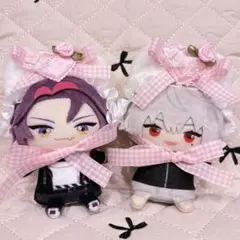 ぬい服 10cm にじぱぺ にじぱぺっと ヘッドドレス セット ピンク バラ