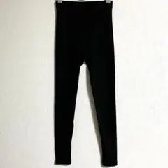 ユニクロ　極暖 ヒートテック コットン レギンス　十分丈　S　ブラック