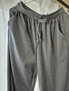 グレー ジョガーパンツ ウエストゴム付き