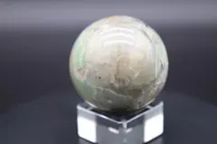 グリーンムーンストーンガーニエライト丸玉スフィア月長石MOON250701
