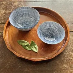 有田焼　お茶碗　磁器　 手描き　十草 ごはん茶碗　2客 サイズ違いのサムネイル