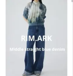 RIM.ARK 26SS Middle straight blue denimのサムネイル