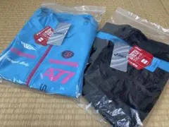【新品・タグ付き】アシックス（asics）ストレッチクロスジャケット上下セット