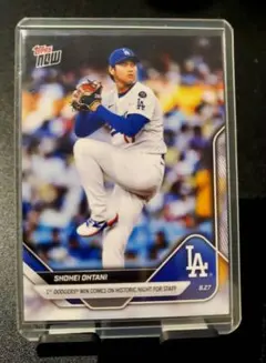 Ohtani Topps Now #621 ドジャース 初 勝利投手カード
