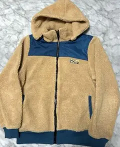 TITICACA チチカカ ボアフリース フーディージャケット L ベージュ