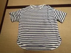 BEAUTY&YOUTH ボーダー Tシャツ　ブルー