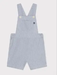 シアサッカーショートサロペット PETIT BATEAU プチバトー　95cm