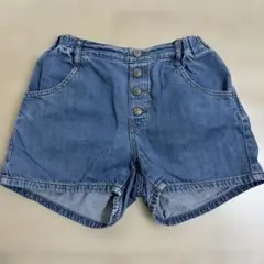 デニムブルー ハーフパンツ キッズ