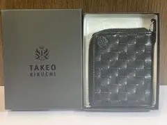 ☆新品・未使用☆TAKEO KIKUCHI 二つ折り財布 ブラック