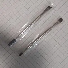 미네랄 아이브로우 브러쉬 전용, 아이섀도우 브러쉬 2개 세트