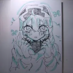 チ*ん様 アナログイラスト 手描きイラスト オリジナル オリキャラ