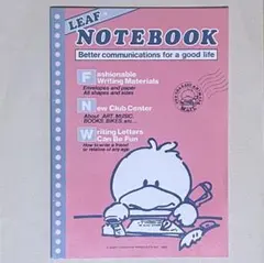 1982年　LET'S CHAT ノート型ルーズリーフ　昭和レトロのサムネイル