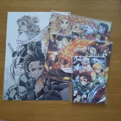 鬼滅の刃 無限列車 入場者特典 4点