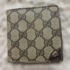 正規品・希少 GUCCI オールドグッチ 二つ折り財布 GG