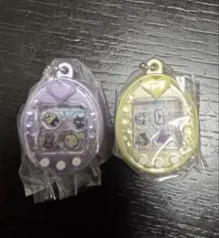 たまごっち シャカシャカチャーム コレクション3 2個セット パープル イエロー
