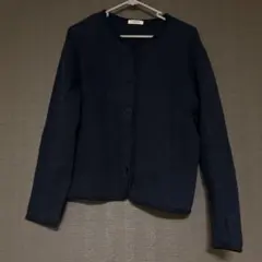 studio CLIP ネイビー カーディガン 長袖