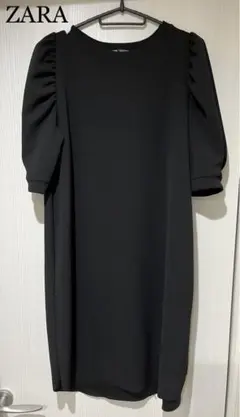 ZARA ザラ　パフスリーブ　ワンピース