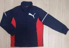 PUMA プーマ ジャージ 上 120 ネイビー キッズ