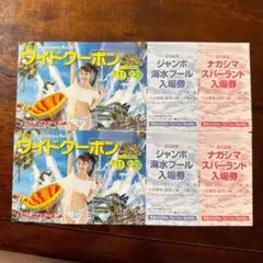2026 ナガシマリゾート 海水プール ワイドクーポン2冊のサムネイル