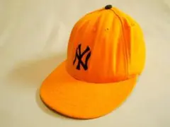 MLB ヤンキース ニューエラ 90s USA製 キャップ 帽子 からし色