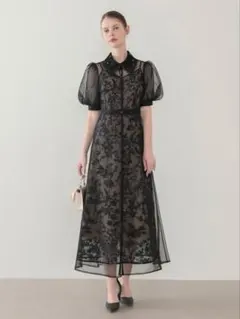 スパンコールボタニカルマーメイドボレロ2WAYワンピースドレス結婚式