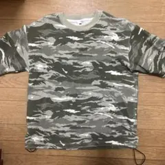 値下げ⭕️belvet 迷彩サーマル ホワイト - メルカリ