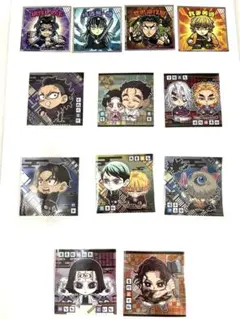 鬼滅の刃マンチョコ&鬼滅の刃にふぉるめーしょんウエハースシール12枚セット