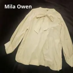 Mila Owen ミラオーウェン ボウタイブラウス 長袖のサムネイル