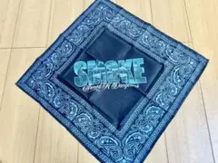ポップスモーク x VLONE バンダナ SMOKE バンダナ 黒 青 未使用