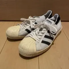 レア【adidas】春夏モデル スーパースター80'sプライムニットスニーカー