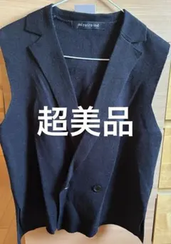 【超美品】mizuiro ind 黒 ベスト