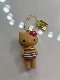 ハローキティ展 シークレットマスコットチャーム B 水着 日焼けキティ