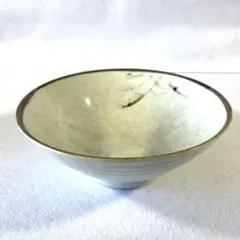 ヴィンテージ 美濃焼　和食器 麺鉢 丼 盛鉢 砂目 刷毛目 19cm レトロ