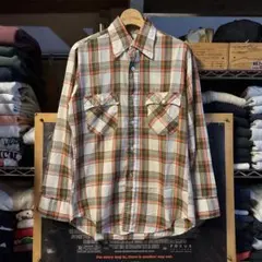 70s vintage Levi's リーバイス 襟芯入り チェックシャツ