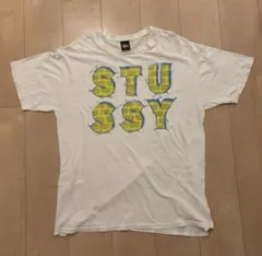 STUSSY ホワイト Tシャツ　L