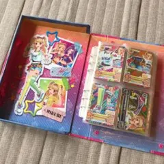 アイカツ レアカードまとめ売り129枚ビビットキスバインダー付き