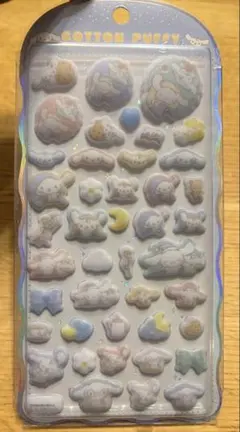 正規品　新品未開封！Cinnamoroll コットンパフィシール